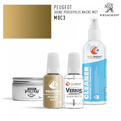 Stylo Retouche Peugeot M0C3 JAUNE PERSEPOLIS NACRE MET