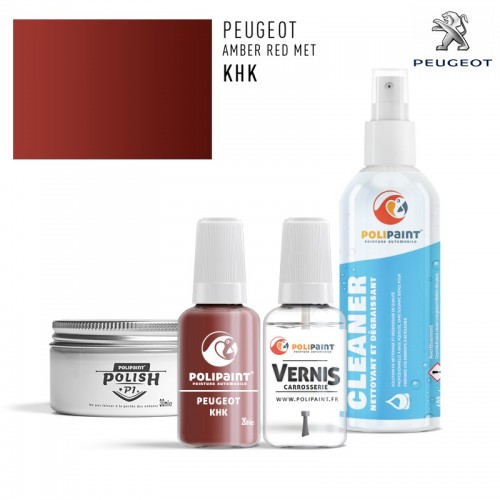 Stylo Retouche Peugeot KHK AMBER RED MET