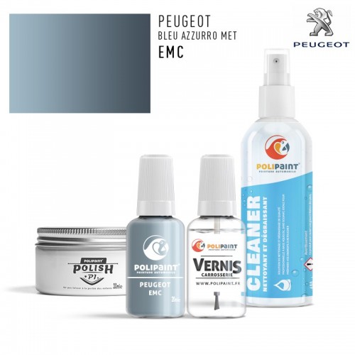Stylo Retouche Peugeot EMC BLEU AZZURRO MET