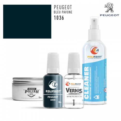Stylo Retouche Peugeot 1036 BLEU PAVONE
