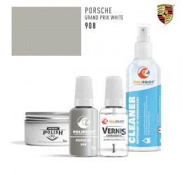 Stylo Retouche Porsche 908 GRAND PRIX WHITE