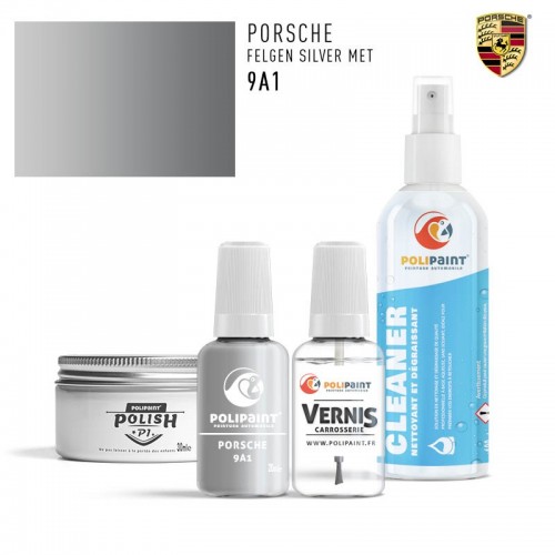 Stylo Retouche Porsche 9A1 FELGEN SILVER MET