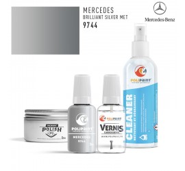 Stylo Retouche Mercedes 9744 BRILLIANT SILVER MET