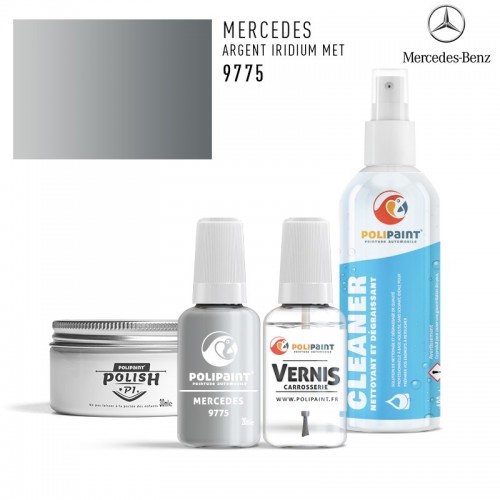 Stylo Retouche Mercedes 9775 ARGENT IRIDIUM MET