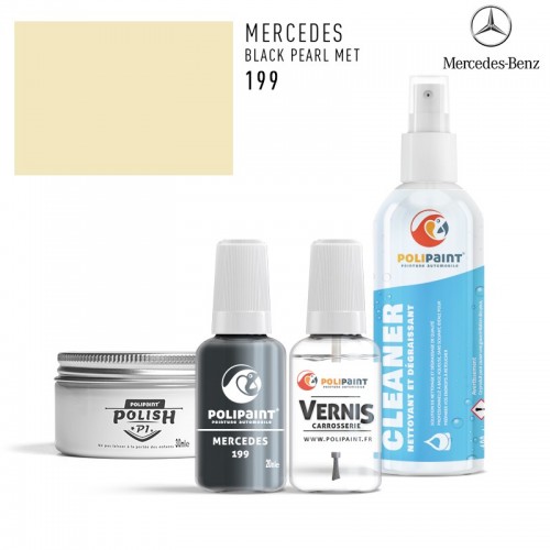 Stylo Retouche Mercedes 199 BLACK PEARL MET