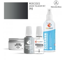 Stylo Retouche Mercedes 792 ARGENT PALADIUM MET