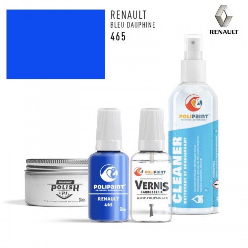 Stylo Retouche Renault 465 BLEU DAUPHINE