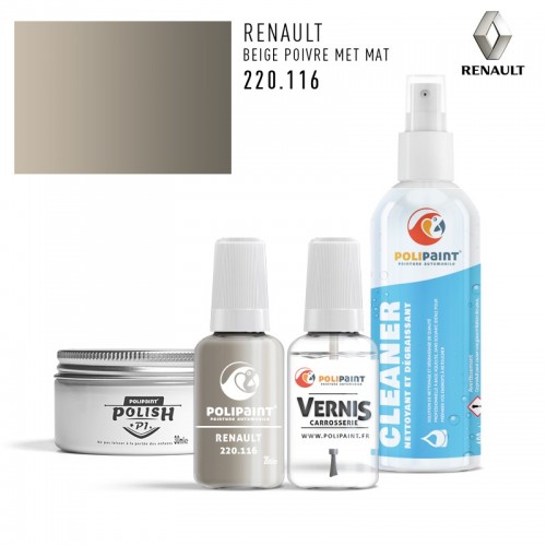 Stylo Retouche Renault 220.116 BEIGE POIVRE MET MAT