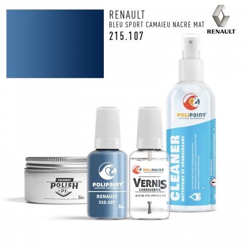 Stylo Retouche Renault 215.107 BLEU SPORT CAMAIEU NACRE MAT