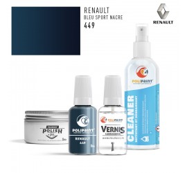 Stylo Retouche Renault 449 BLEU SPORT NACRE