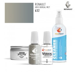 Stylo Retouche Renault 632 GRIS BOREAL MET