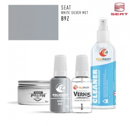 Stylo Retouche Seat B9Z WHITE SILVER MET