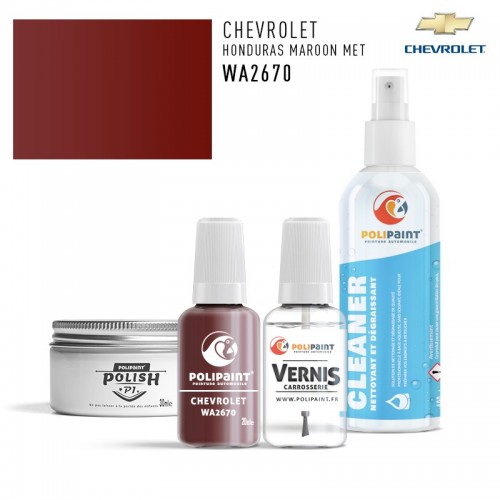 Stylo Retouche Chevrolet WA2670 HONDURAS MAROON MET