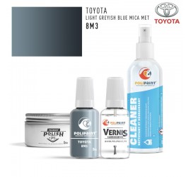 8M3 LIGHT GREYISH BLUE MICA MET Toyota