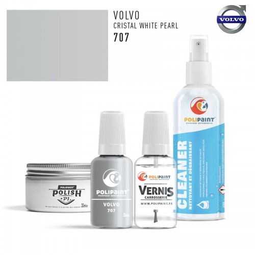 Stylo Retouche Volvo 707 CRISTAL WHITE PEARL