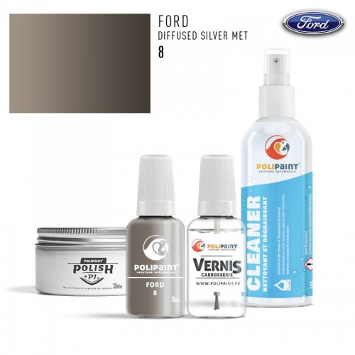 Stylo Retouche Ford Europe 8 DIFFUSED SILVER MET