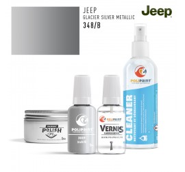 Stylo Retouche Jeep 348/B GLACIER SILVER METALLIC