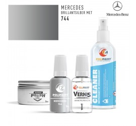 Stylo Retouche Mercedes 744 BRILLANTSILBER MET
