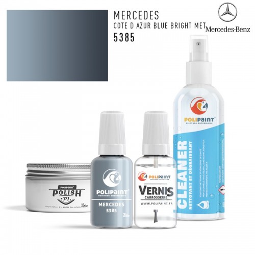 Stylo Retouche Mercedes 5385 COTE D AZUR BLUE BRIGHT MET