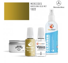 1322 BARCELONA GELB MET Mercedes