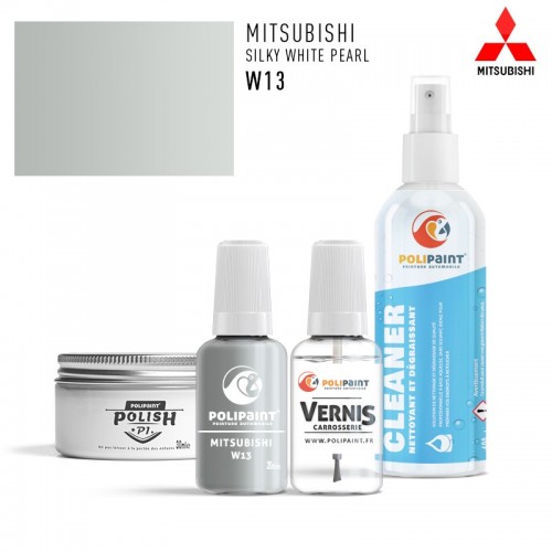 Stylo Retouche Mitsubishi W13 SILKY WHITE PEARL