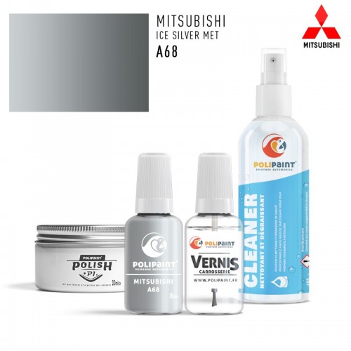 Stylo Retouche Mitsubishi A68 ICE SILVER MET