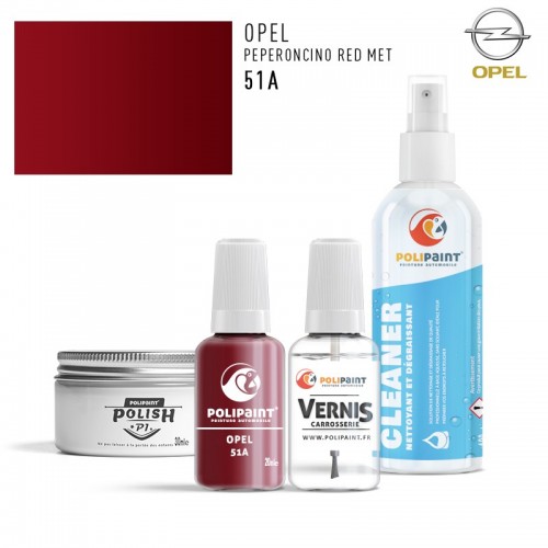 Stylo Retouche Opel 51A PEPERONCINO RED MET