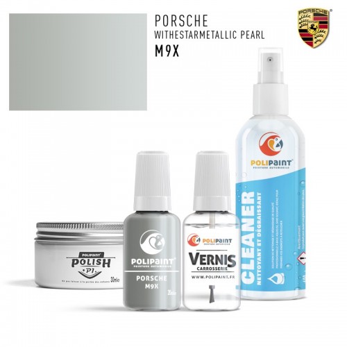 Stylo Retouche Porsche M9X WITHESTARMETALLIC PEARL