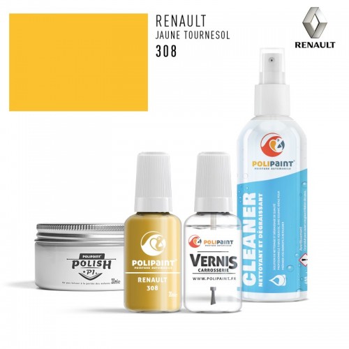Stylo Retouche Renault 308 JAUNE TOURNESOL