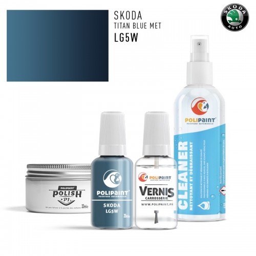 Stylo Retouche Skoda LG5W TITAN BLUE MET