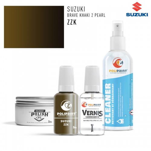 Stylo Retouche Suzuki ZZK BRAVE KHAKI 2 PEARL