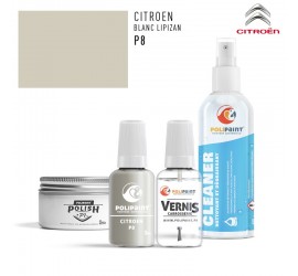 Stylo Retouche Citroen P8 BLANC LIPIZAN