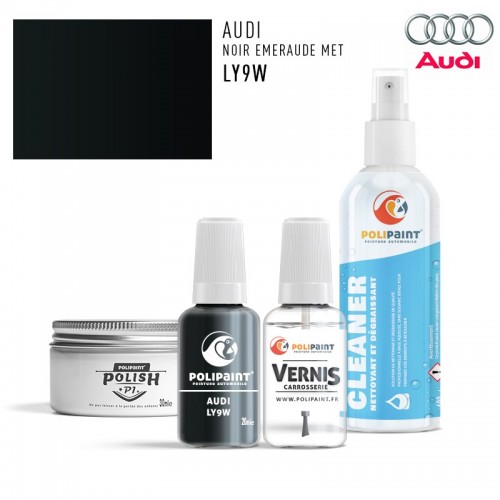 Stylo Retouche Audi LY9W NOIR EMERAUDE MET