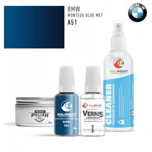 Stylo Retouche BMW A51 MONTEGO BLUE MET