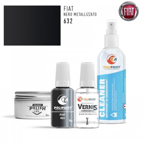 Stylo Retouche Fiat 632 NERO METALLIZZATO