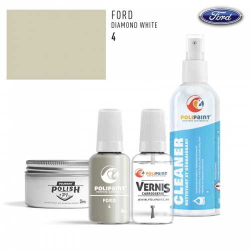 Stylo Retouche Ford Europe 4 DIAMOND WHITE