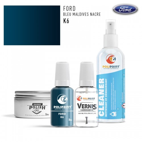 Stylo Retouche Ford Europe K6 BLEU MALDIVES NACRE
