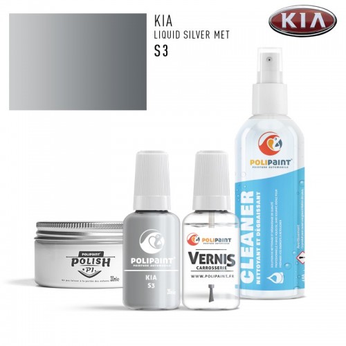 Stylo Retouche KIA S3 LIQUID SILVER MET