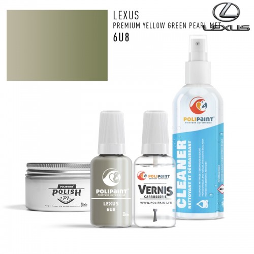 Stylo Retouche Lexus 6U8 PREMIUM YELLOW GREEN PEARL MET